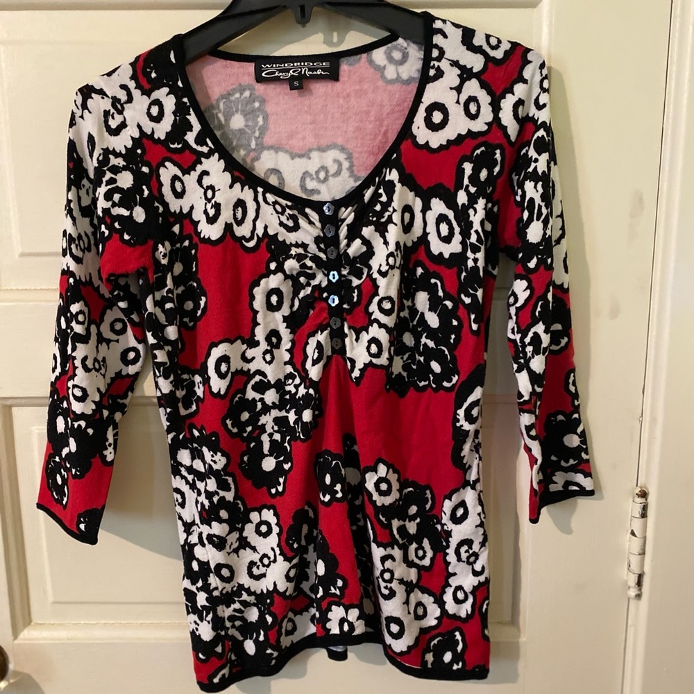 Cheryl Nash Lady’s Size S Floral color Multi